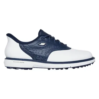 Skechers Women's Slip-ins: GO GOLF Prestige SL Golf Shoes in White/Navy Blue, Size | Leather/Syn