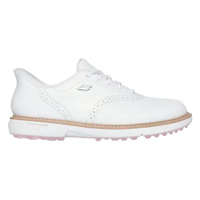 Skechers Women's Slip-ins: GO GOLF Prestige SL Golf Shoes in White/Pink, Size | Leather/Syntheti