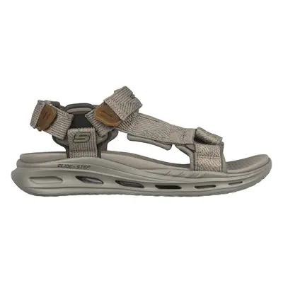 Skechers Men's Relaxed Fit: Orvan SD - Azusa Sandals in Taupe, Size | Textile/Synthetic, Vegan, 