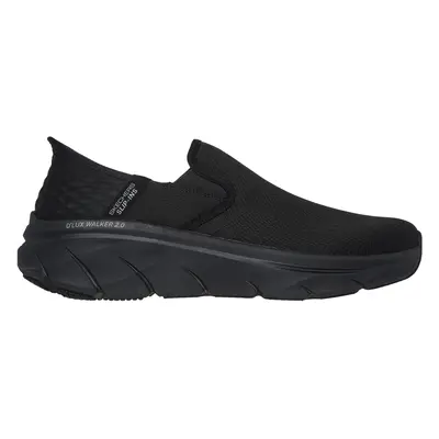 Skechers Men's Slip-ins RF: D'Lux Walker 2.0 Sneaker in Black, Size | Textile, Vegan, Machine Wa