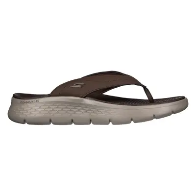 Skechers Men's GO WALK Flex Sandal - Vallejo Sandals in Chocolate, Size | Synthetic, Machine Was