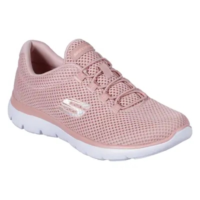 Skechers Women's Summits Sneaker in Rose, Size | Textile/Synthetic, Machine Washable