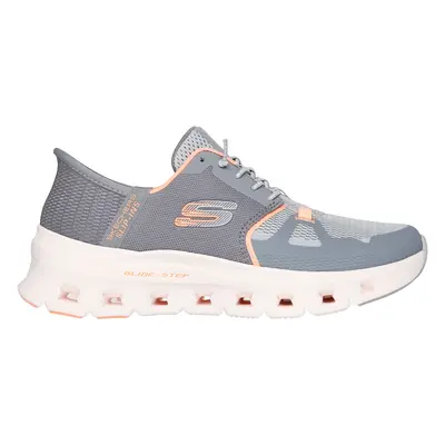 Skechers Women's Slip-ins: Glide-Step Pro Sneaker in Gray/Orange, Size | Textile, Vegan, Machine