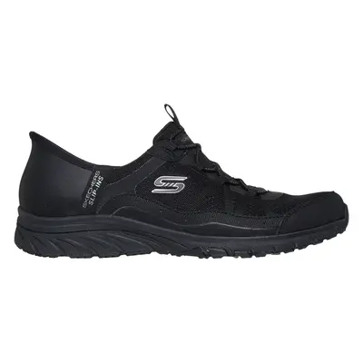 Skechers Women's Slip-ins: Gratis Sport - Leisurely Sneaker in Black, Size | Synthetic/Textile, 