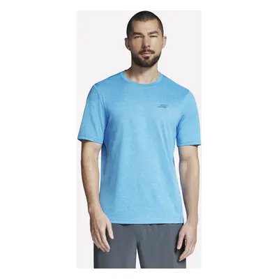 Skechers Men's Performance Charge T-Shirt in Turquoise/Purple, Size | Polyester