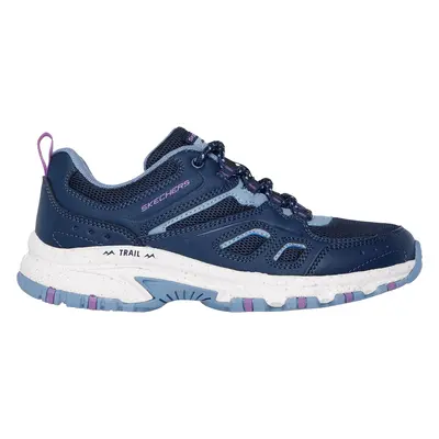 Skechers Women's Hillcrest - Winnisquam Sneaker in Navy Blue/Purple, Size | Synthetic/Textile, V