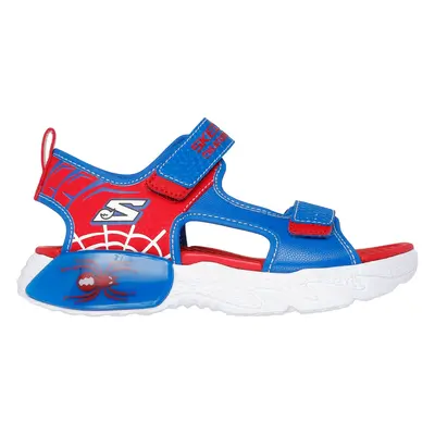 Skechers Boy's Creature-Splash - Bugtacular Sandals in Blue/Red, Size | Synthetic, Machine Washa