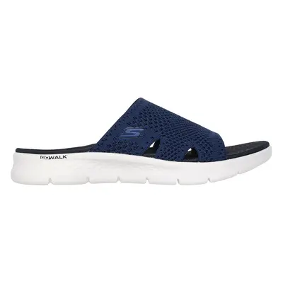 Skechers Women's GO WALK Flex Sandal - Elation Sandals in Navy Blue, Size | Textile, Vegan, Mach