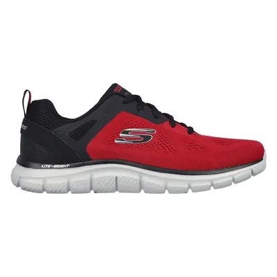 Skechers Men's Track - Broader Sneaker in Red/Black, Size | Textile/Synthetic, Vegan, Machine Wa