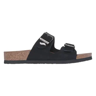 Skechers Women's Arch Fit Granola Sandals in Black, Size | Leather