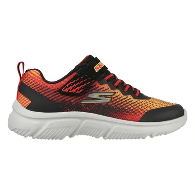 Skechers Boy's GOrun - Norvo Sneaker in Black/Red, Size | Textile/Synthetic, Machine Washable