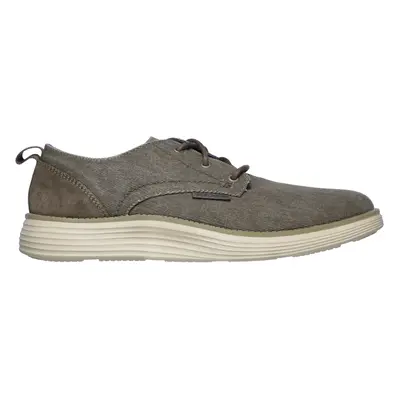 Skechers Men's Status 2.0 - Pexton Sneaker in Taupe, Size | Textile/Leather/Other