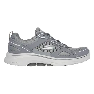 Skechers Men's GO WALK - The Forefather Sneaker in Gray, Size | Leather/Textile/Synthetic, Machi