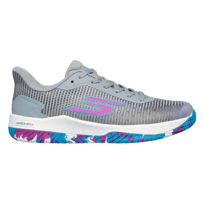 Skechers Women's Viper Court Pro 2.0 Sneaker in Gray, Size | Synthetic/Textile, Arch Fit