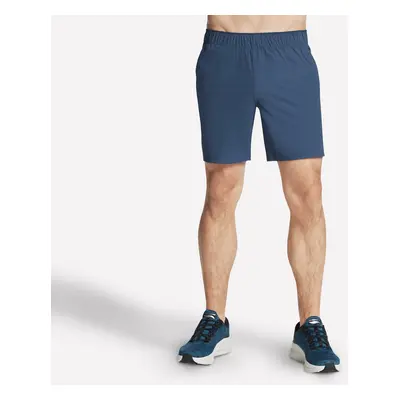 Skechers Men's GO STRETCH Ultra Inch Short in Charcoal/Navy Blue, Size Small | Nylon/Spandex