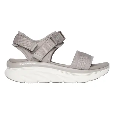 Skechers Women's Relaxed Fit: D'Lux Walker - Daily Outing Sandals in Taupe, Size | Textile/Synth