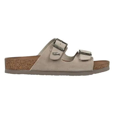 Skechers Women's Arch Fit Granola Sandals in Taupe, Size | Leather