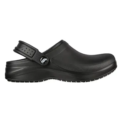 Skechers Women's Work: Arch Fit Riverbound - Pasay SR Shoes in Black, Size | Synthetic