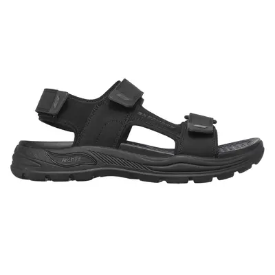 Skechers Men's Arch Fit Motley SD - Kontra Sandals in Black, Size