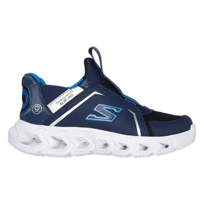 Skechers Boy's Slip-ins: Hypno-Flash 2.0 - Vexlux Sneaker in Navy Blue/Black, Size | Synthetic/T