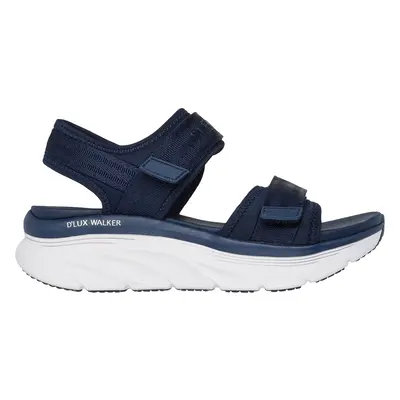 Skechers Women's D'Lux Walker - Adored Days Sandals in Navy Blue, Size | Textile/Synthetic, Vega