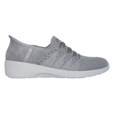 Skechers Women's Slip-ins: Arya - Swiftly Slip-On Shoes in Gray, Size | Textile, Vegan, Machine 