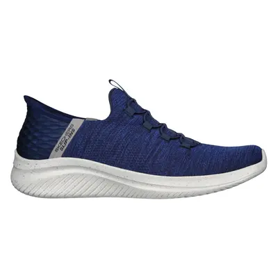 Skechers Men's Slip-ins: Ultra Flex 3.0 - Right Away Sneaker in Navy Blue, Size | Textile/Synthe