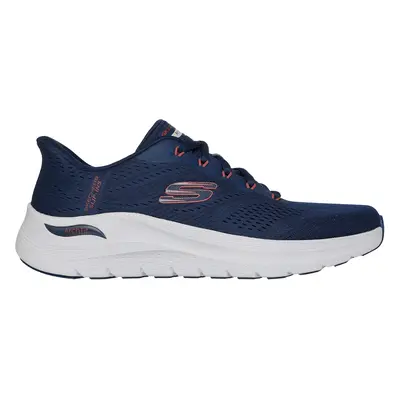 Skechers Men's Slip-ins: Arch Fit 2.0 - Lestur Sneaker in Navy Blue/Red, Size | Textile/Syntheti