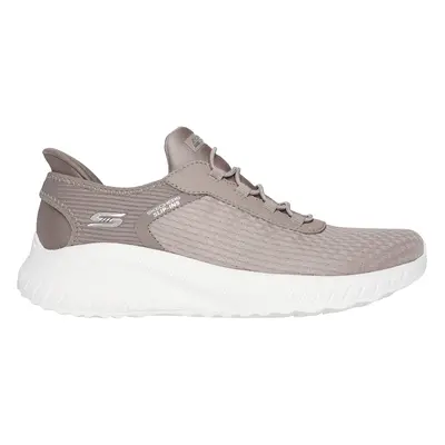 Skechers Women's Slip-ins: BOBS Sport Squad Chaos Sneaker in Taupe, Size | Textile/Synthetic, Ve