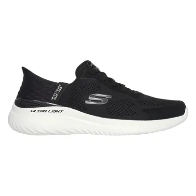 Skechers Men's Slip-ins: Bounder 2.0 - Emerged Sneaker in Black/White, Size | Textile/Synthetic,