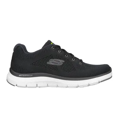 Skechers Men's Flex Advantage 4.0 - Upstream Sneaker in Black, Size Wide | Textile