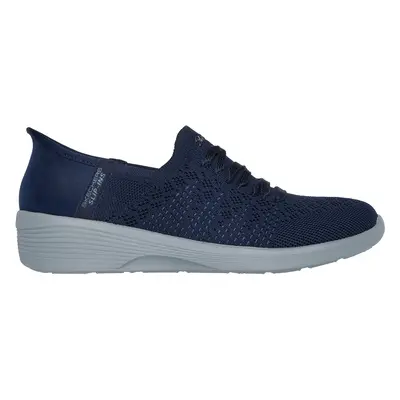 Skechers Women's Slip-ins: Arya - Swiftly Slip-On Shoes in Navy Blue, Size | Textile, Vegan, Mac