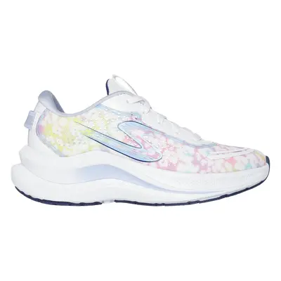 Skechers Girls Max Cushioning Ascend Sneaker in White, Size | Textile/Synthetic, Machine Washabl