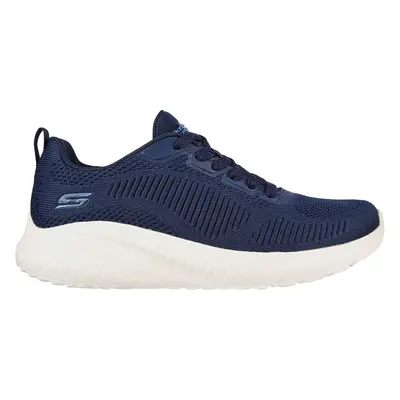 Skechers Women's BOBS Sport Squad Chaos - Face Off Sneaker in Navy Blue, Size | Textile/Syntheti