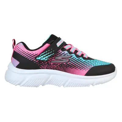 Skechers Girls GOrun Sneaker in Black, Size | Textile/Synthetic, Machine Washable