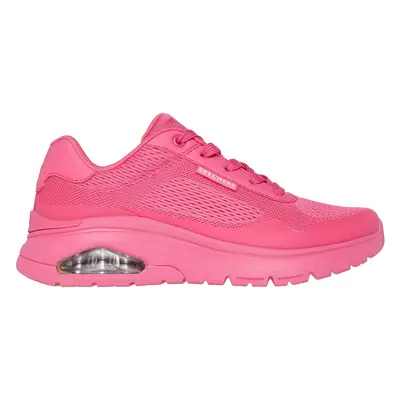 Skechers Women's Uno Flex - Spring On Air Sneaker in Hot Pink, Size | Synthetic/Textile, Vegan