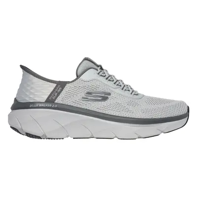 Skechers Men's Slip-ins RF: D'Lux Walker 2.0 - Rezinate Sneaker in Gray/Charcoal, Size | Textile