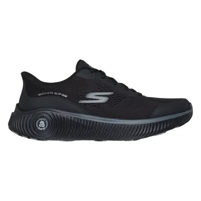 Skechers Men's Slip-ins: GO RUN Anywhere Sneaker in Black, Size | Synthetic/Textile, Vegan, Mach