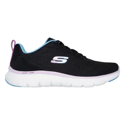 Skechers Women's Flex Appeal 5.0 - New Thrive Sneaker in Black, Size | Textile/Synthetic, Vegan,