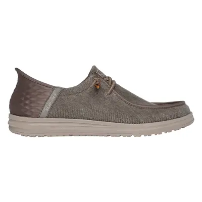 Skechers Men's Slip-ins Relaxed Fit: Melson - Berlaine Sneaker in Khaki, Size | Textile