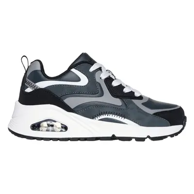 Skechers Boy's Uno Gen1 - Colour Surge Sneaker in Gray/Black, Size | Synthetic/Textile