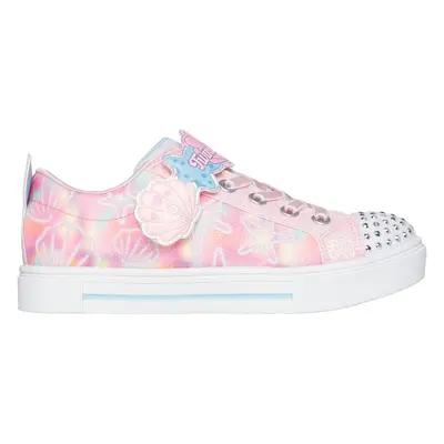 Skechers Girls Twinkle Toes: Twinkle Sparks - Underwater Magic Sneaker in Light Pink, Size | Syn