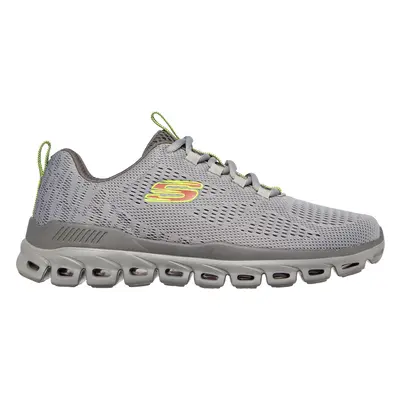 Skechers Men's Glide-Step - Fasten Up Sneaker in Gray, Size | Textile/Leather, Vegan, Machine Wa