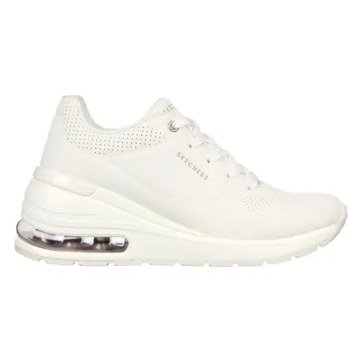 Skechers Women's Million Air - Elevated Air Sneaker in White, Size | Synthetic