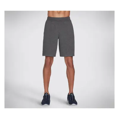 Skechers Men's Explorer Inch Short in Charcoal, Size Medium | Cotton/Polyester