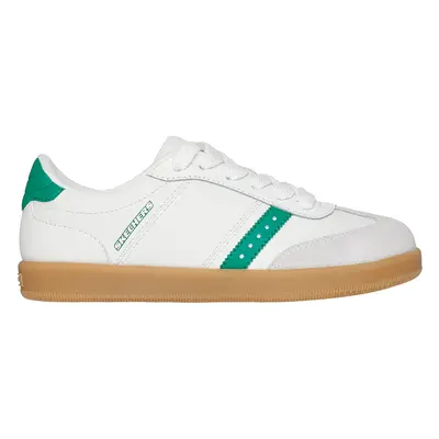 Skechers Boy's Zinger Street Sneaker in White/Green, Size | Synthetic/Leather