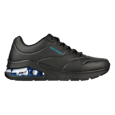 Skechers Men's Uno Sneaker in Black/Blue, Size | Synthetic/Textile