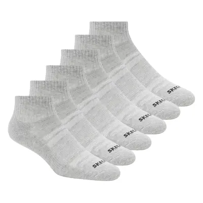 Skechers Women's Pack Core Quarter Medium Socks in Gray