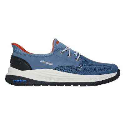 Skechers Men's Slip-ins Relaxed Fit: Meroe - Alden Shoes in Blue, Size | Textile/Synthetic