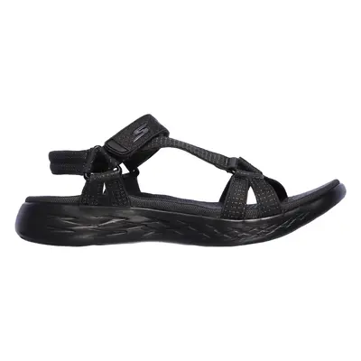 Skechers Women's On the GO - Brilliancy Sandals in Black, Size | Textile/Synthetic, Vegan, Machi